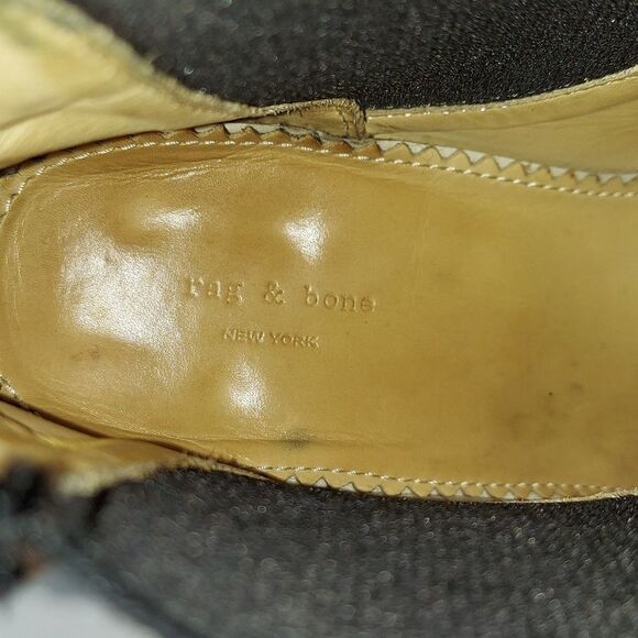 Rag & Bone Durham Brown Distressed Ankle Boots Sz 9 - Picture 11 of 12
